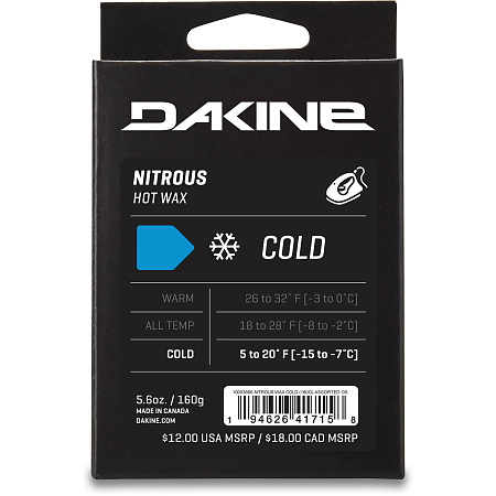 Парафин DAKINE Nitrous Wax Cold [160g]